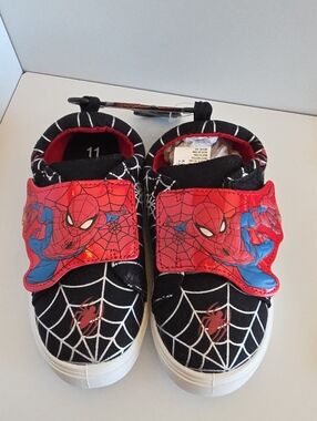 Marvel Spiderman Boys Toddler Velcro Close Shoes Size 11